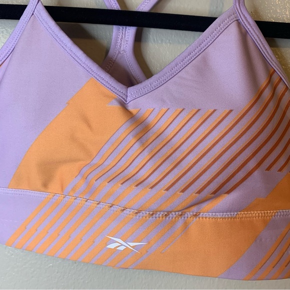 Women's Printed Medium Impact Pullover Sports Bra 
Color:Purple Oasis NWT - Picture 2 of 7
